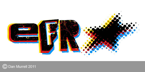 EFR colour shadow logo