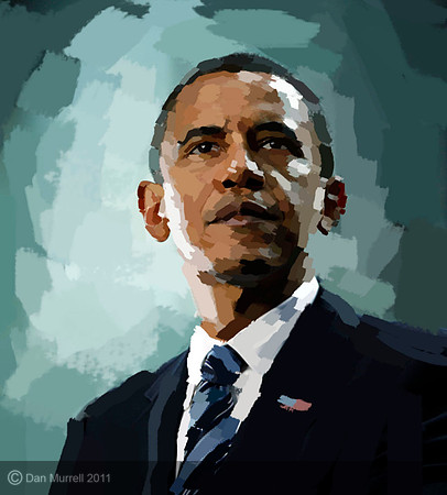 Obama painting