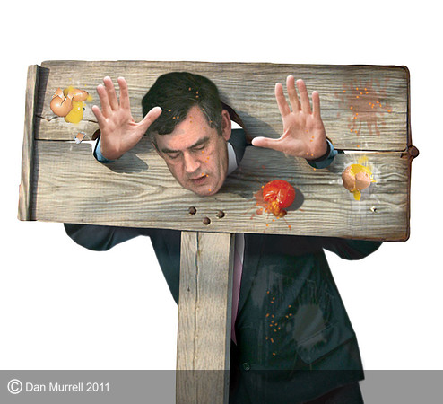 Brown in the stocks