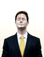 Clegg behind the mask