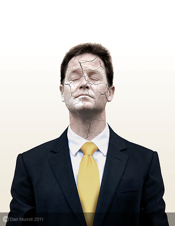 Clegg behind the mask